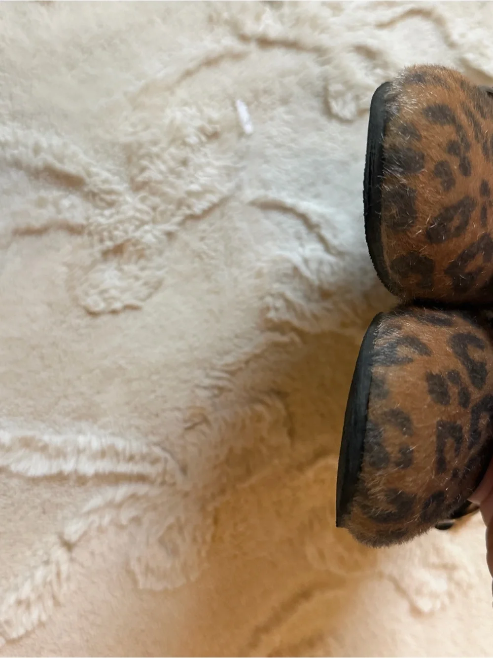 GAP Leopard-Print Brown and Black Mary Jane Flats